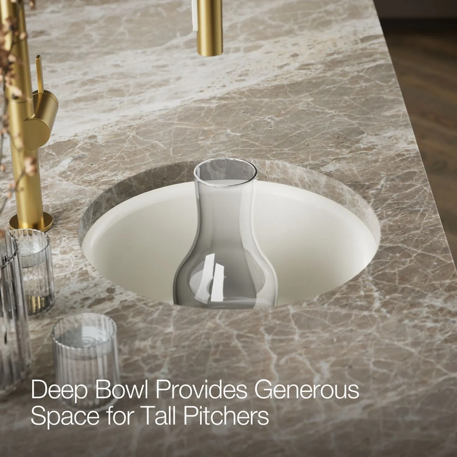 18-1/2" top-/undermount single-bowl bar sink^Kohler New