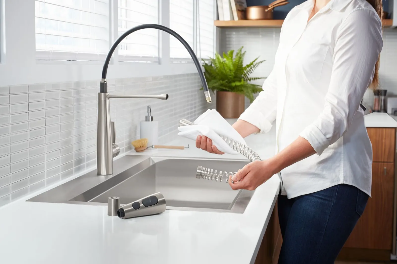 33" top-/undermount single-bowl kitchen sink kit^Kohler Best