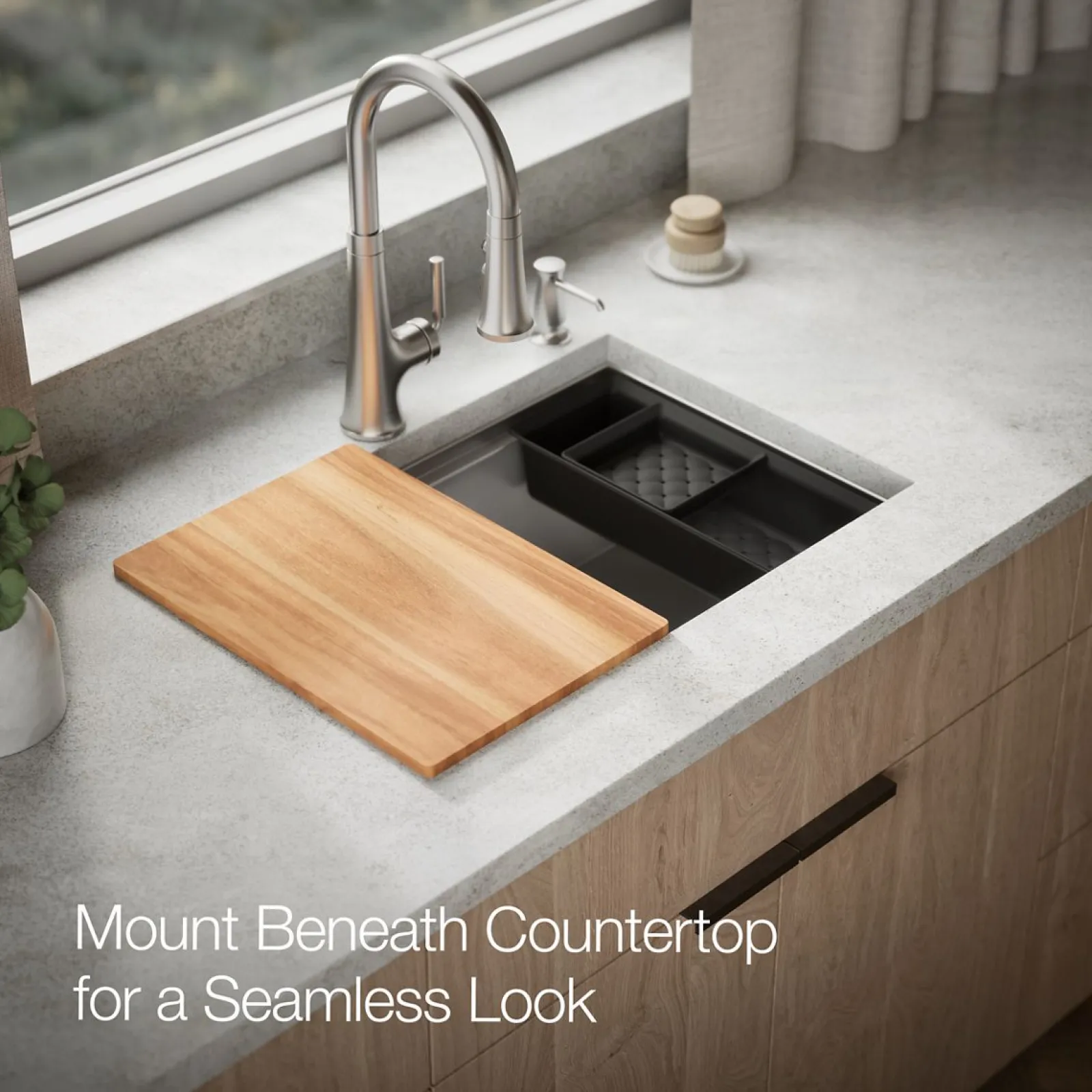 27" top-/undermount single-bowl kitchen sink^Kohler Online