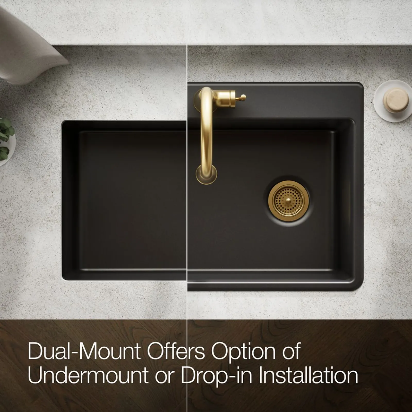 33" top-/undermount single-bowl kitchen sink^Kohler Sale