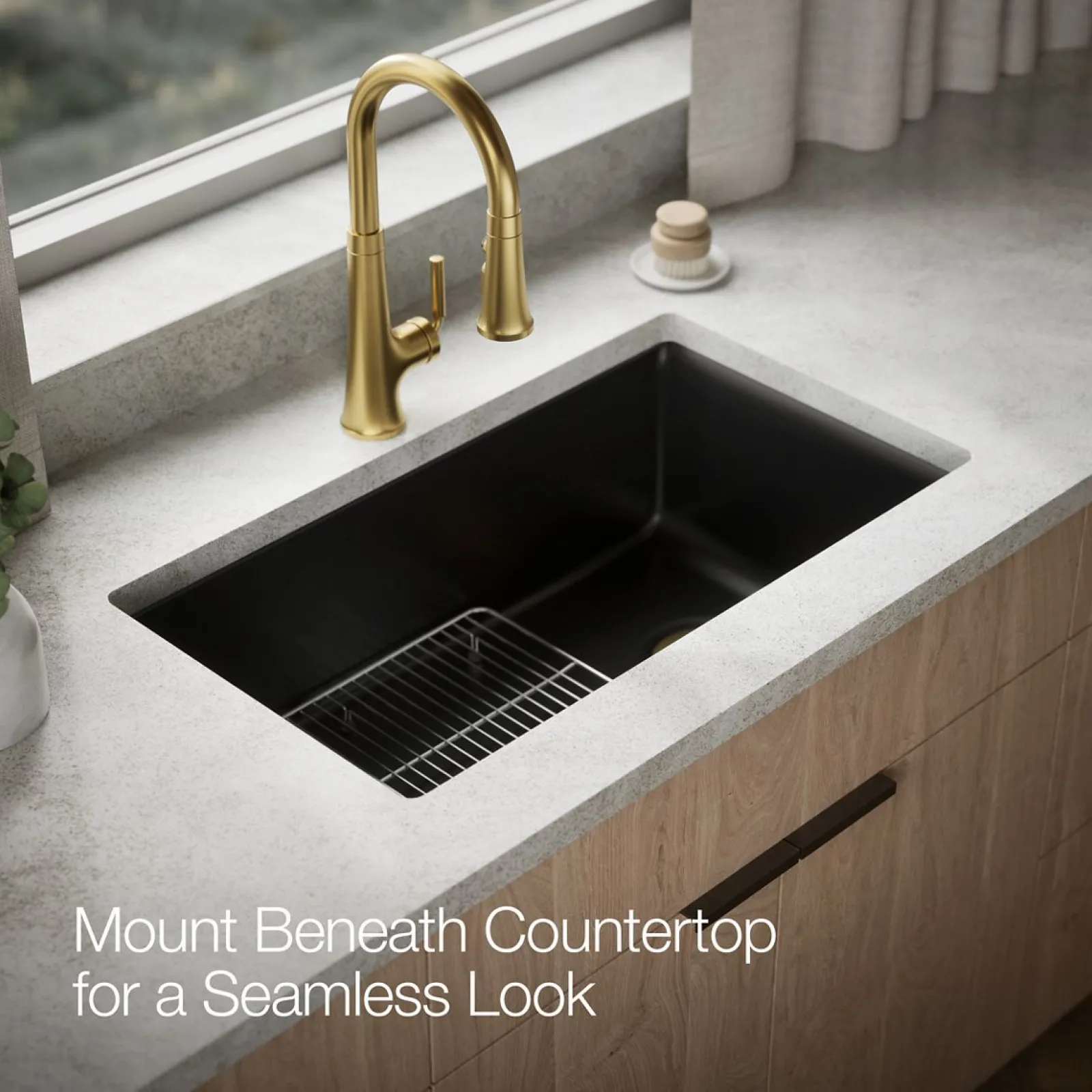 33" top-/undermount single-bowl kitchen sink^Kohler Sale