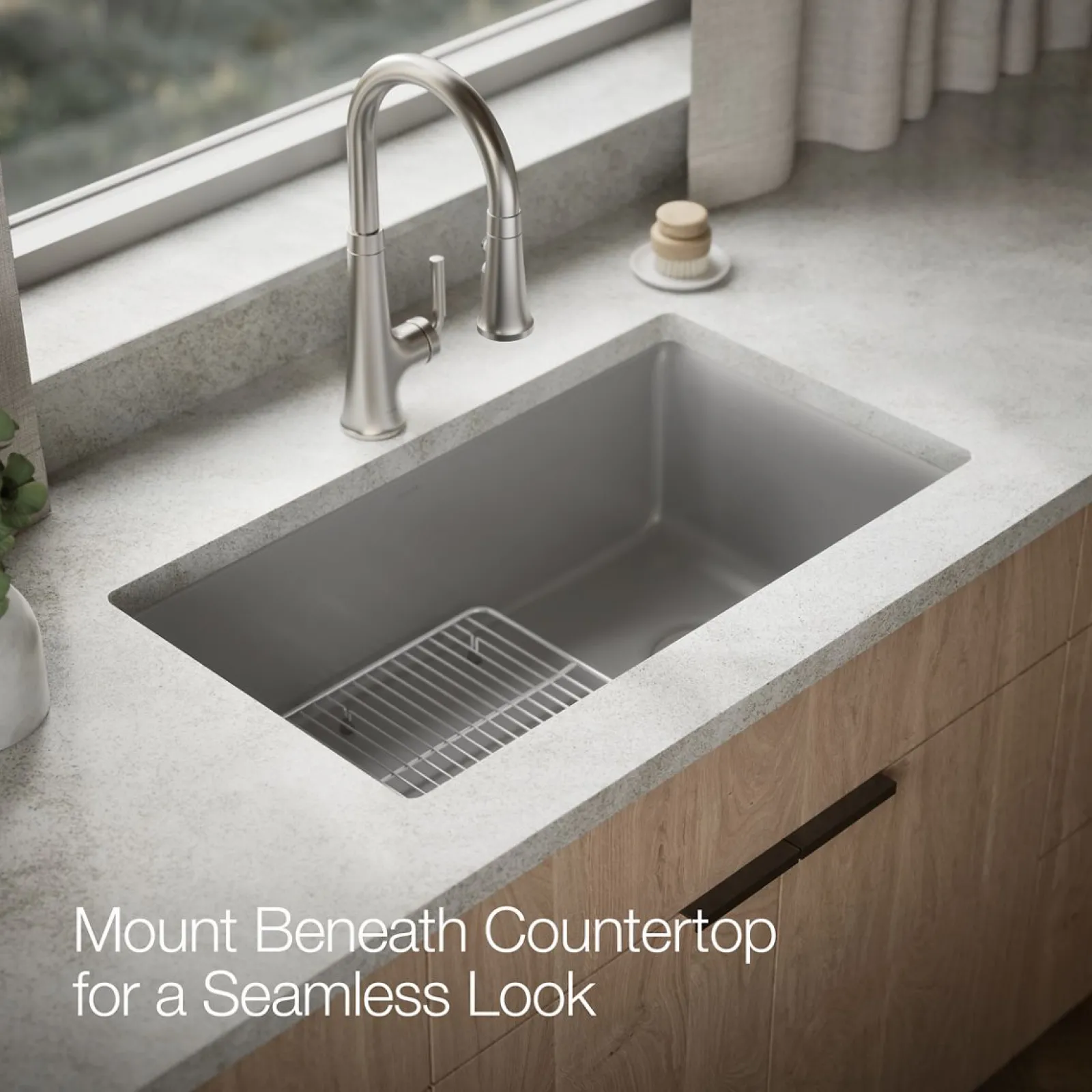 33" top-/undermount single-bowl kitchen sink^Kohler Sale