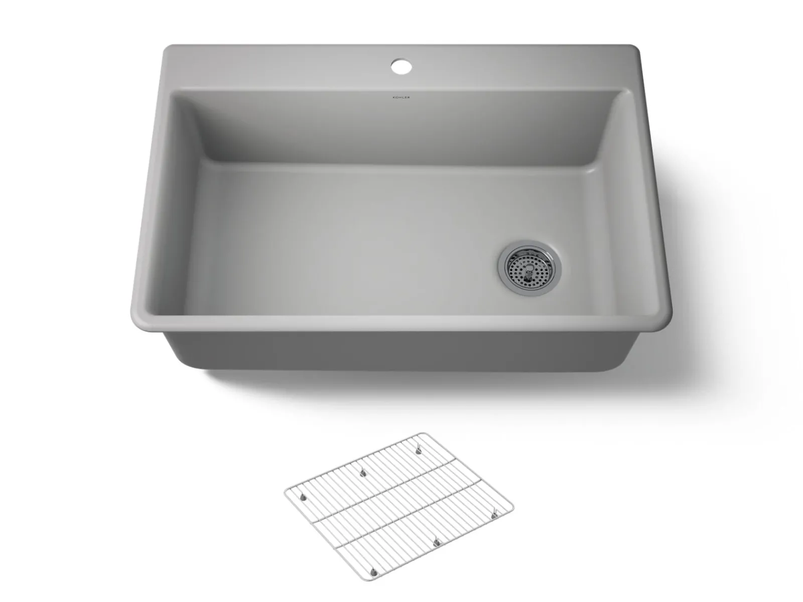 33" top-/undermount single-bowl kitchen sink^Kohler Sale