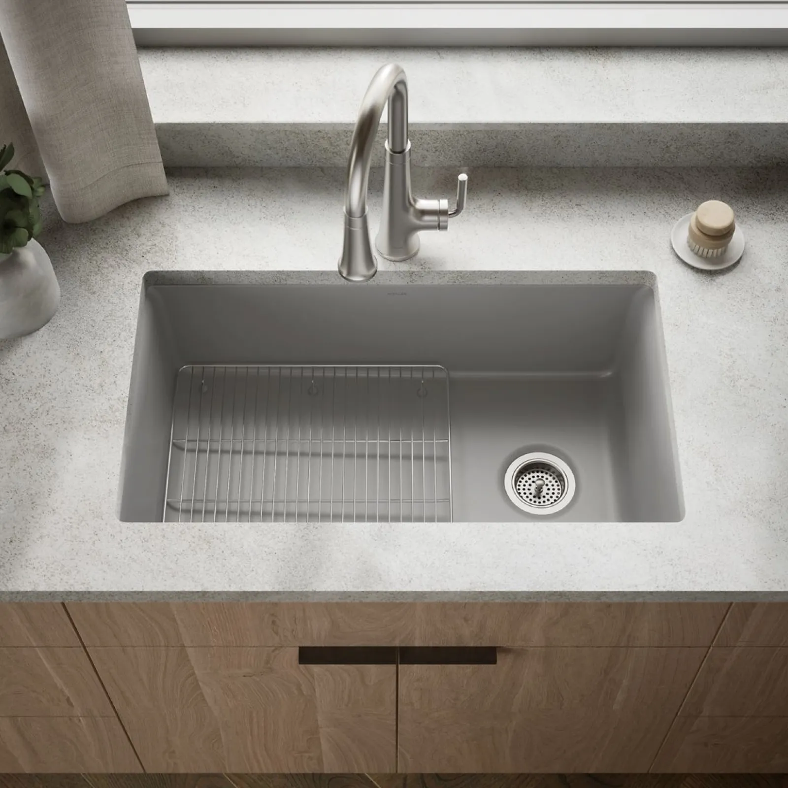 33" top-/undermount single-bowl kitchen sink^Kohler Sale
