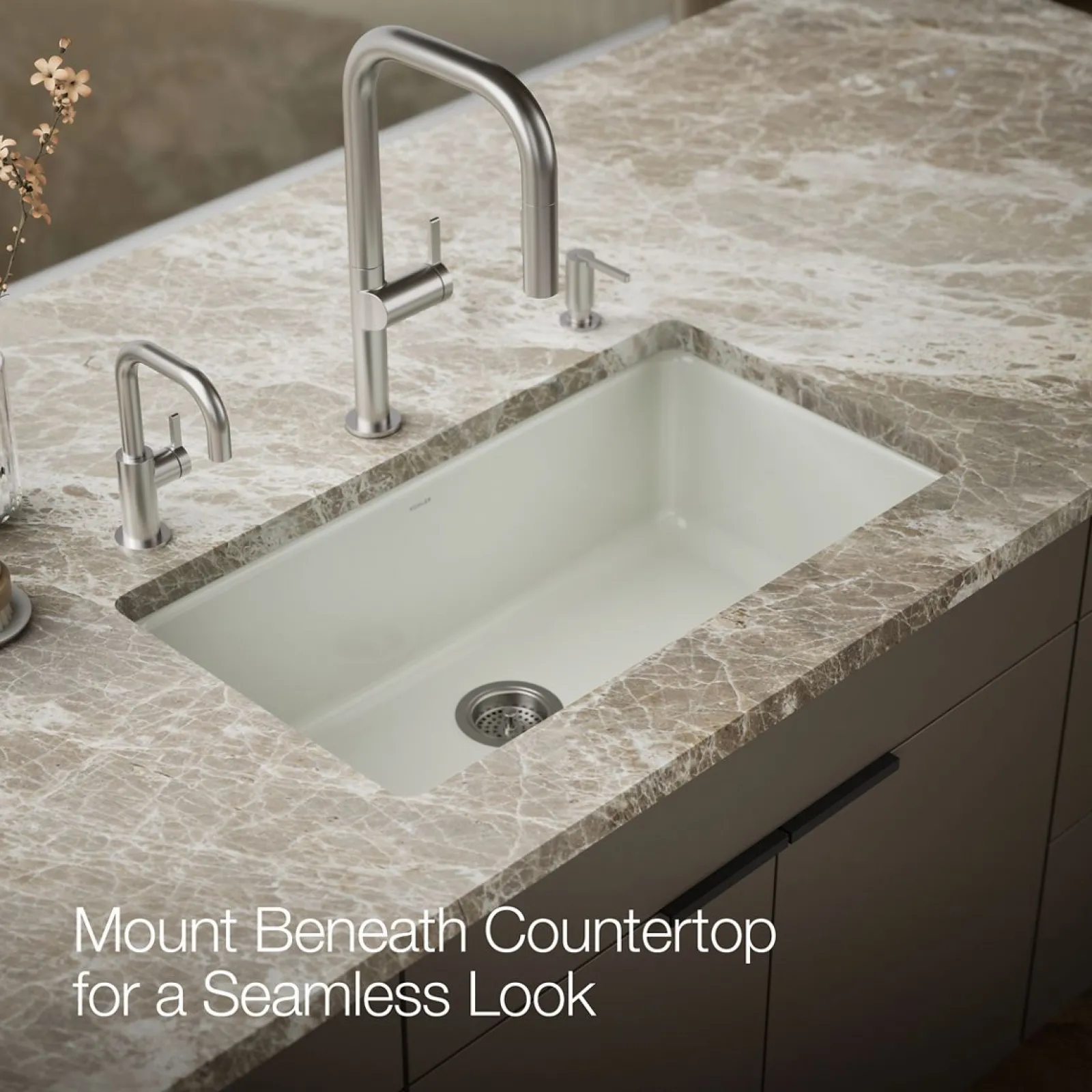 33" top-/undermount single-bowl kitchen sink^Kohler Best