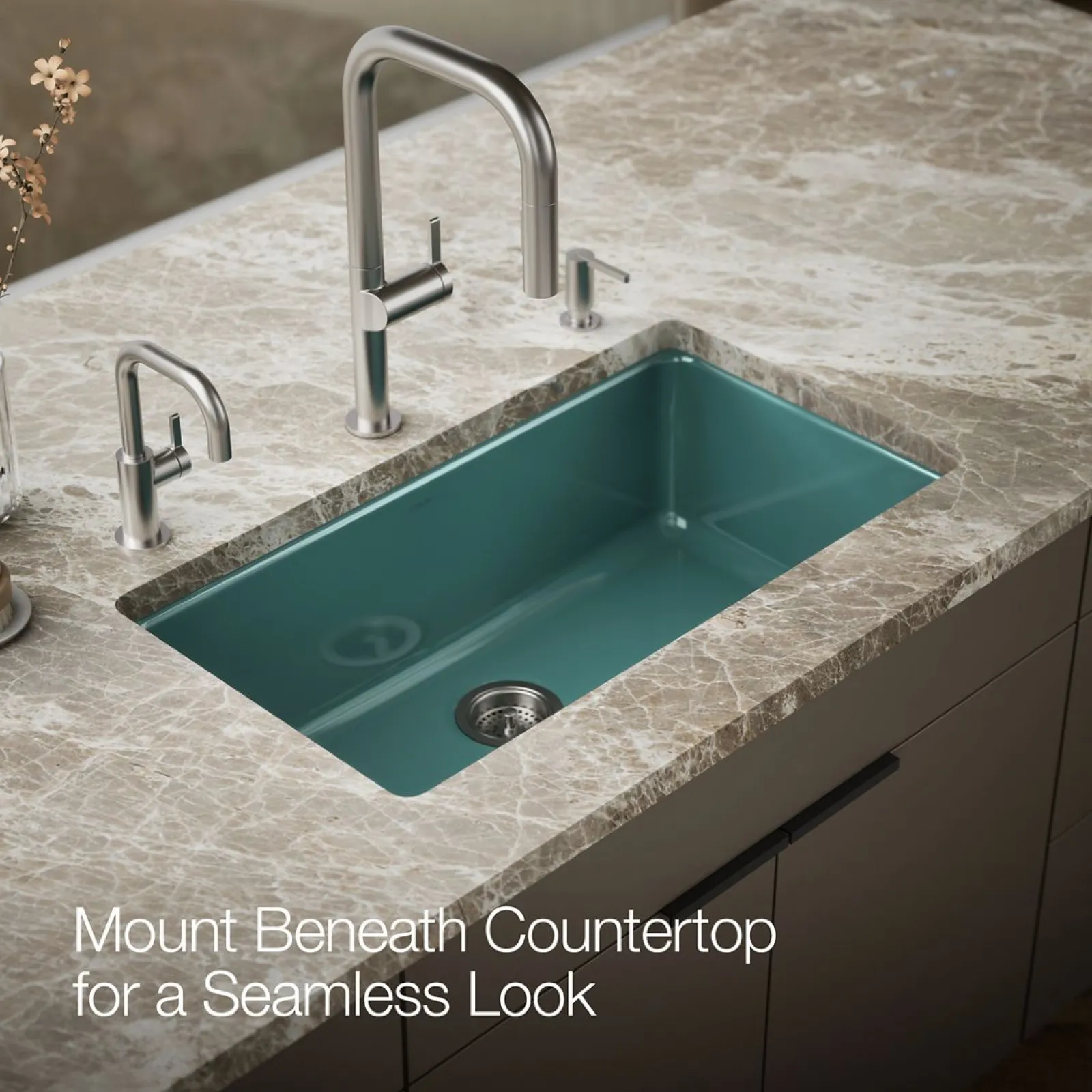 33" top-/undermount single-bowl kitchen sink^Kohler Best
