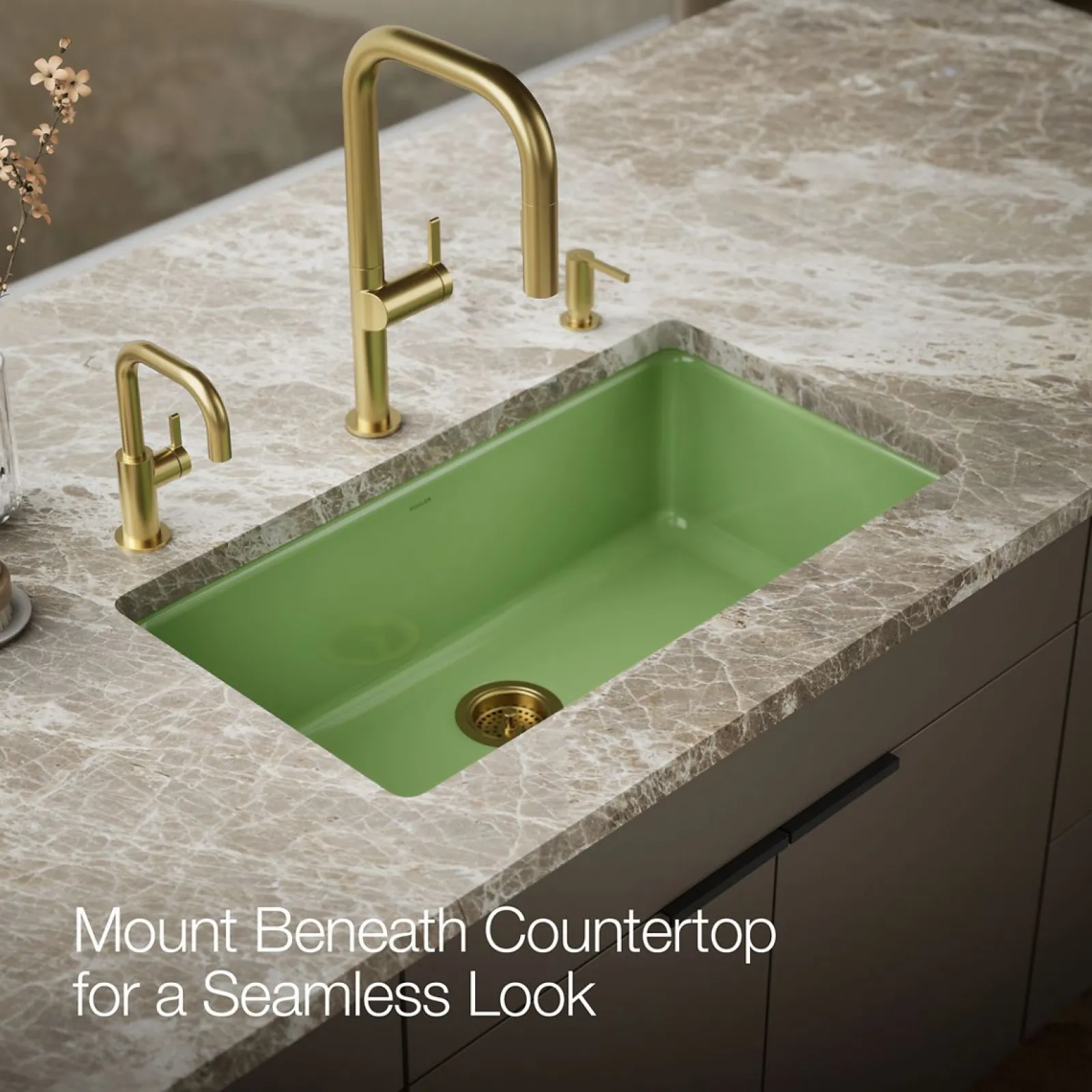 33" top-/undermount single-bowl kitchen sink^Kohler Best