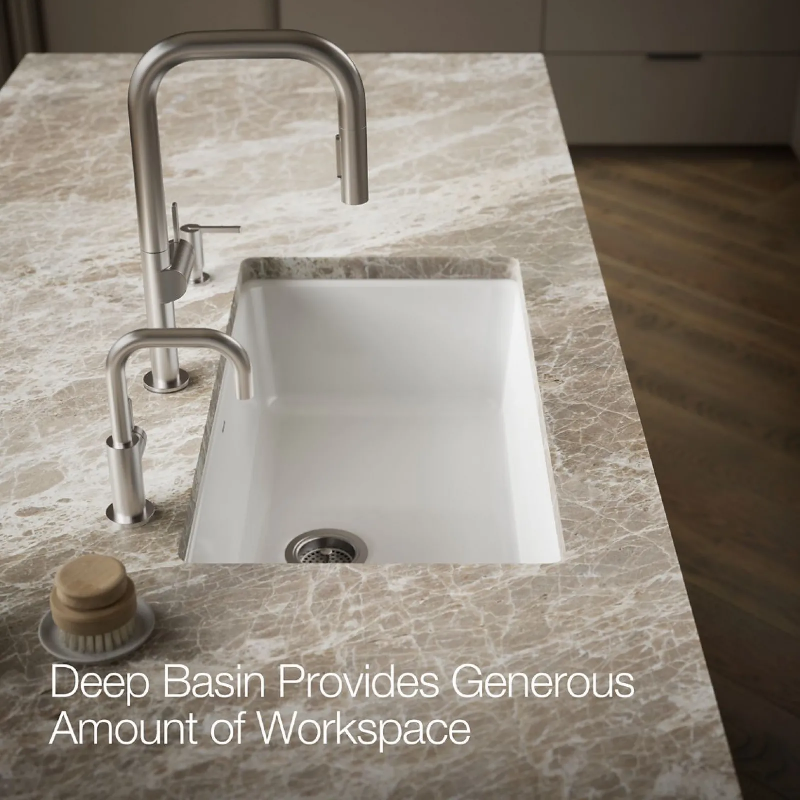 33" top-/undermount single-bowl kitchen sink^Kohler Best