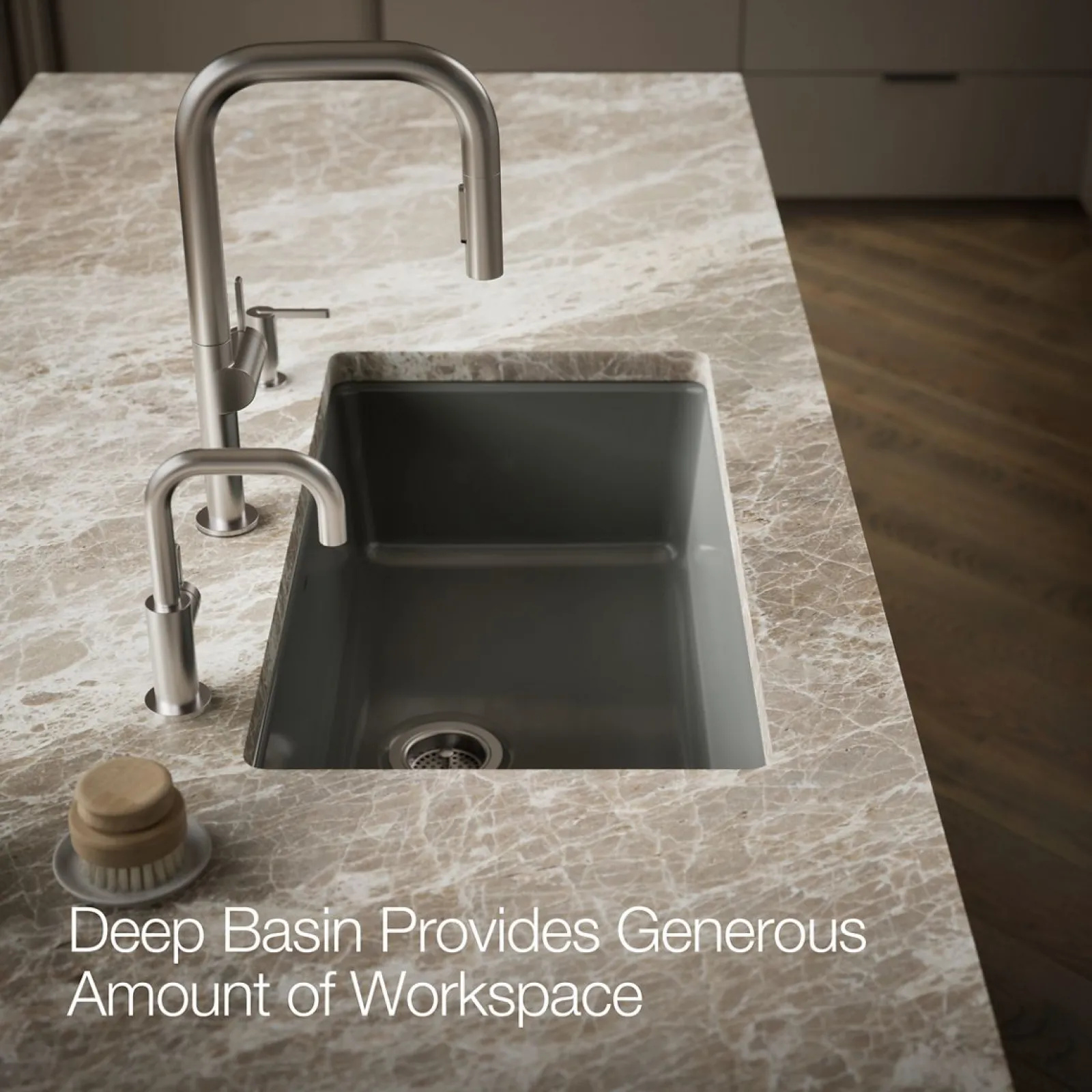 33" top-/undermount single-bowl kitchen sink^Kohler Best
