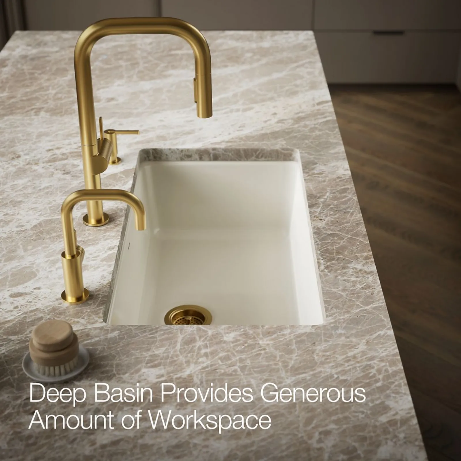 33" top-/undermount single-bowl kitchen sink^Kohler Best