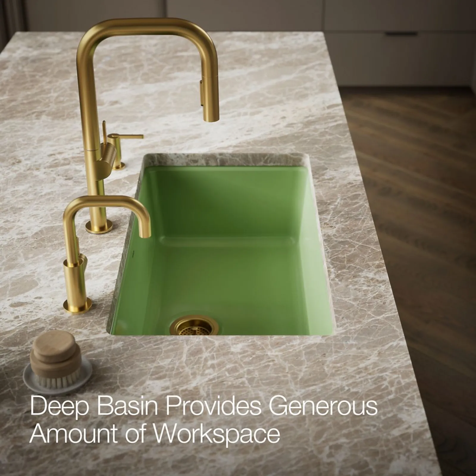 33" top-/undermount single-bowl kitchen sink^Kohler Best