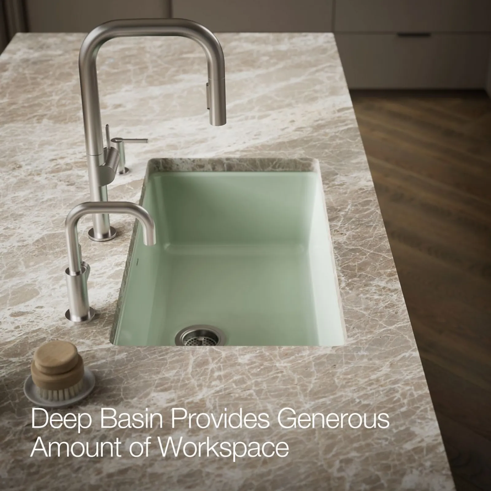 33" top-/undermount single-bowl kitchen sink^Kohler Best