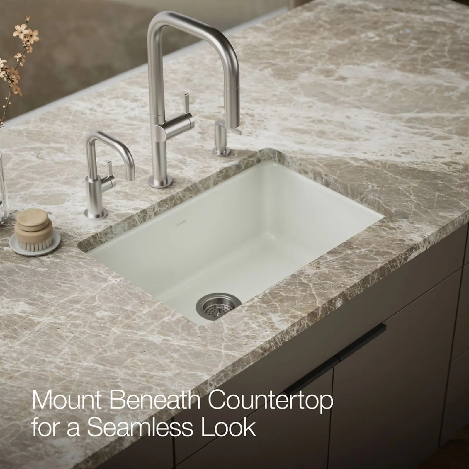 27" top-/undermount single-bowl kitchen sink^Kohler New