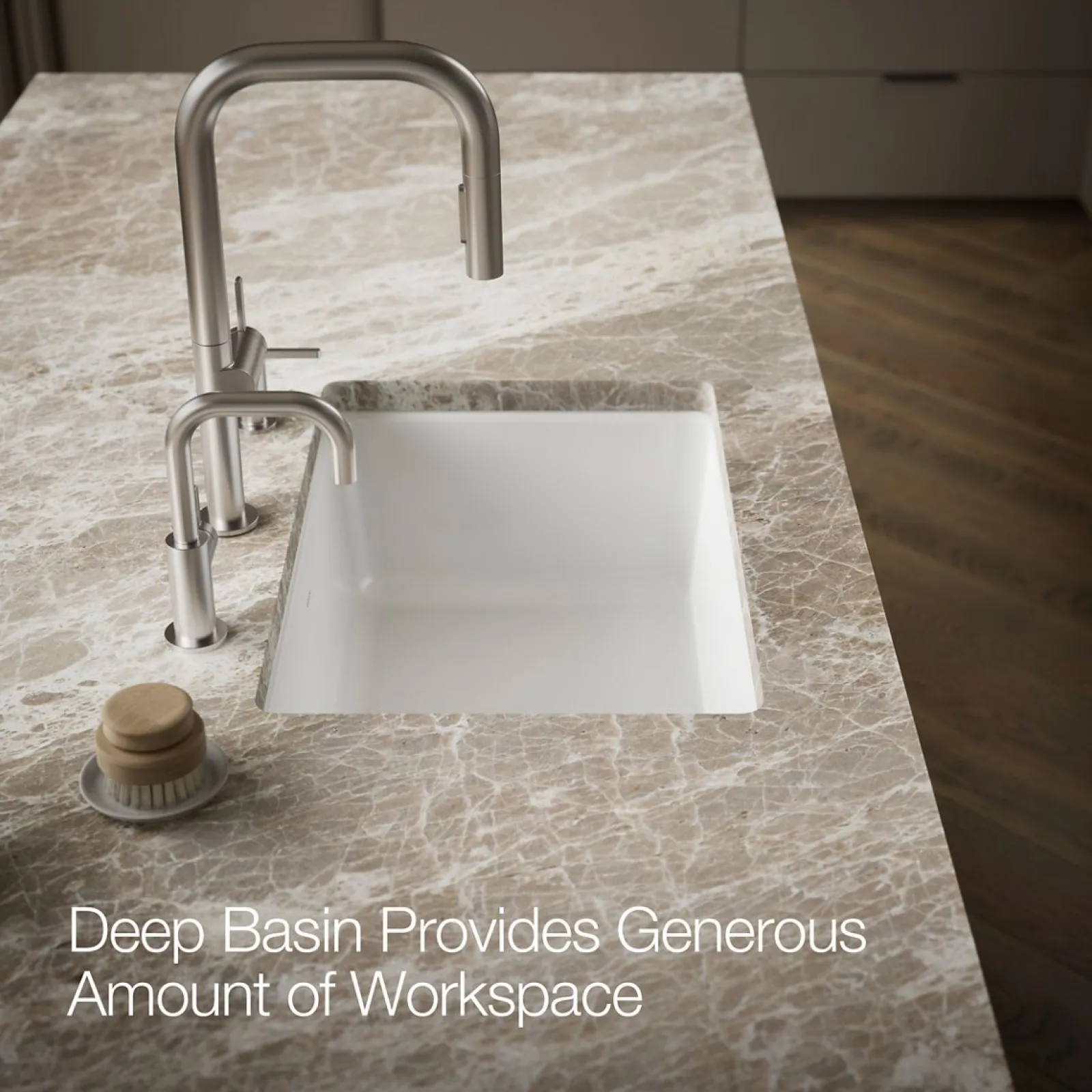 27" top-/undermount single-bowl kitchen sink^Kohler New