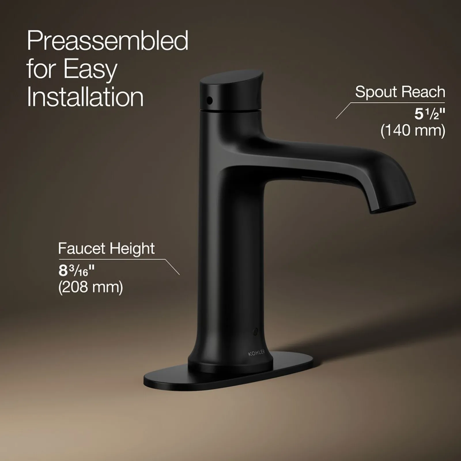 Touchless bathroom sink faucet, 1.2 gpm^Kohler Clearance