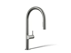 Touchless pull-down kitchen sink faucet with two-function sprayhead^Kohler New