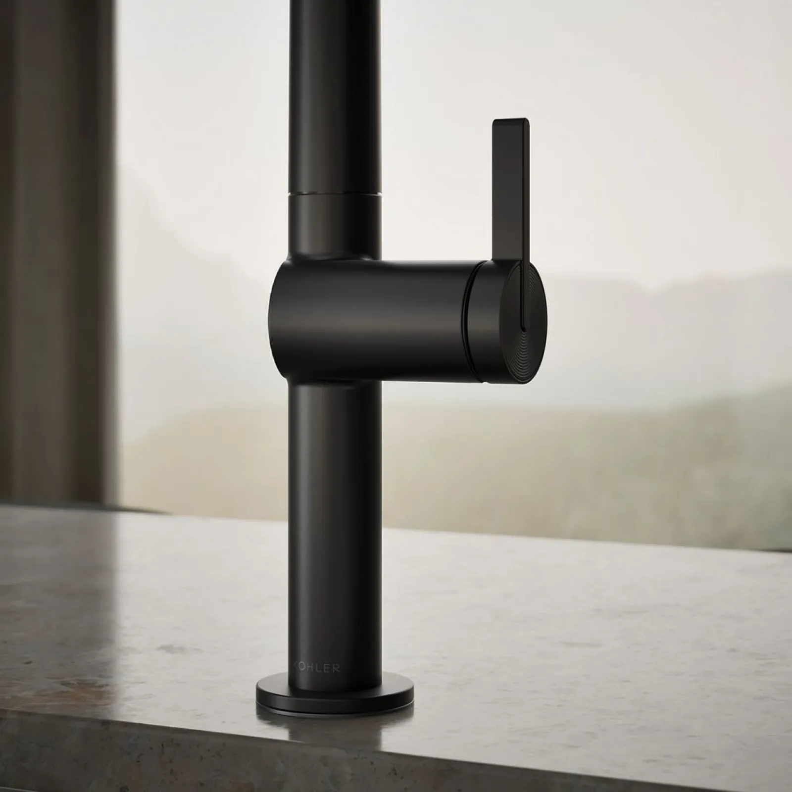 Touchless pull-down kitchen sink faucet with two-function sprayhead^Kohler New