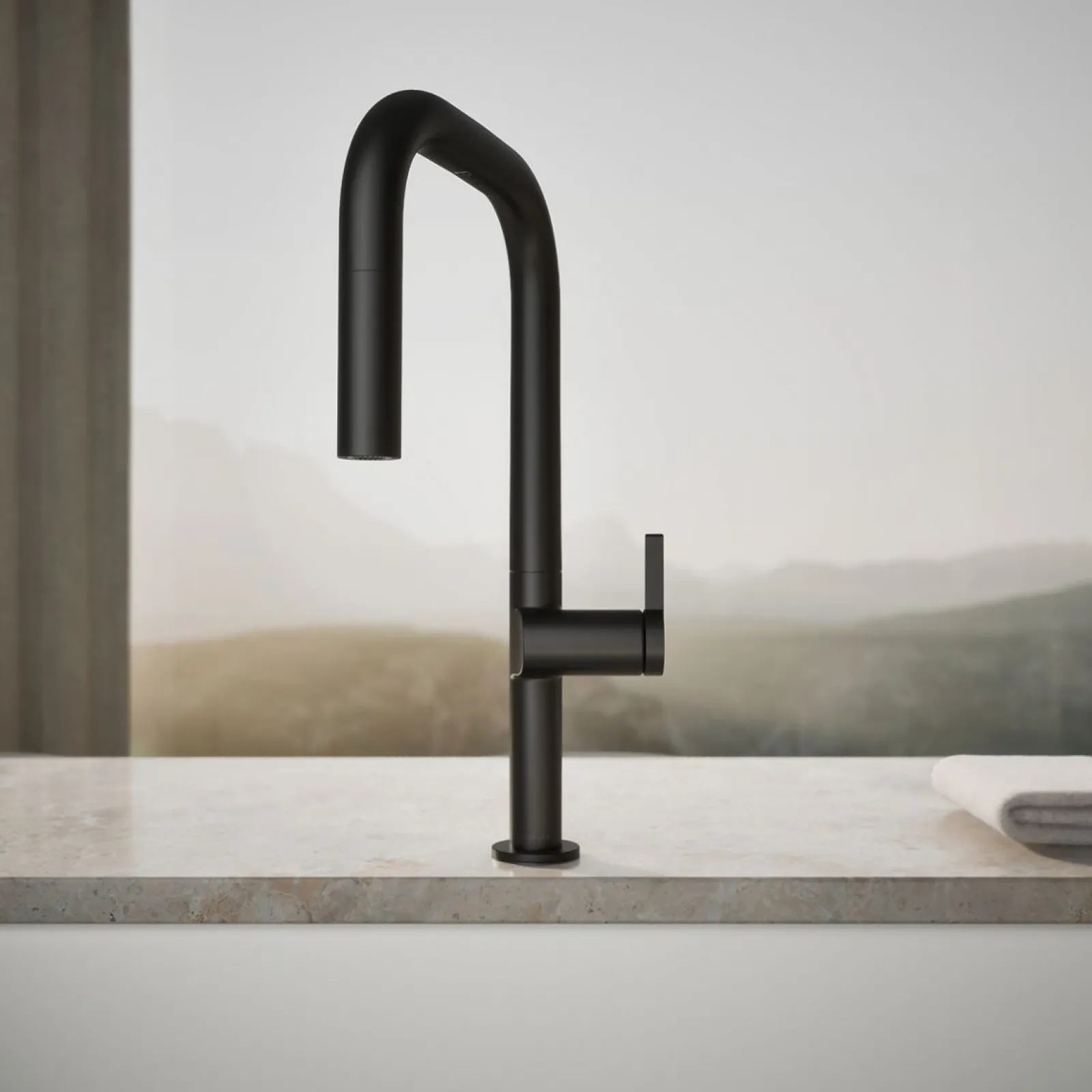 Touchless pull-down kitchen sink faucet with two-function sprayhead^Kohler Online