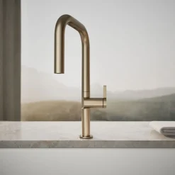 Touchless pull-down kitchen sink faucet with two-function sprayhead^Kohler Online