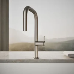 Touchless pull-down kitchen sink faucet with two-function sprayhead^Kohler Online