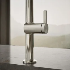Touchless pull-down kitchen sink faucet with two-function sprayhead^Kohler Online