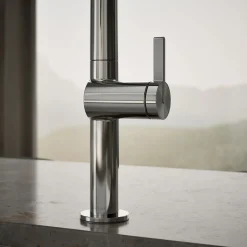 Touchless pull-down kitchen sink faucet with two-function sprayhead^Kohler Online