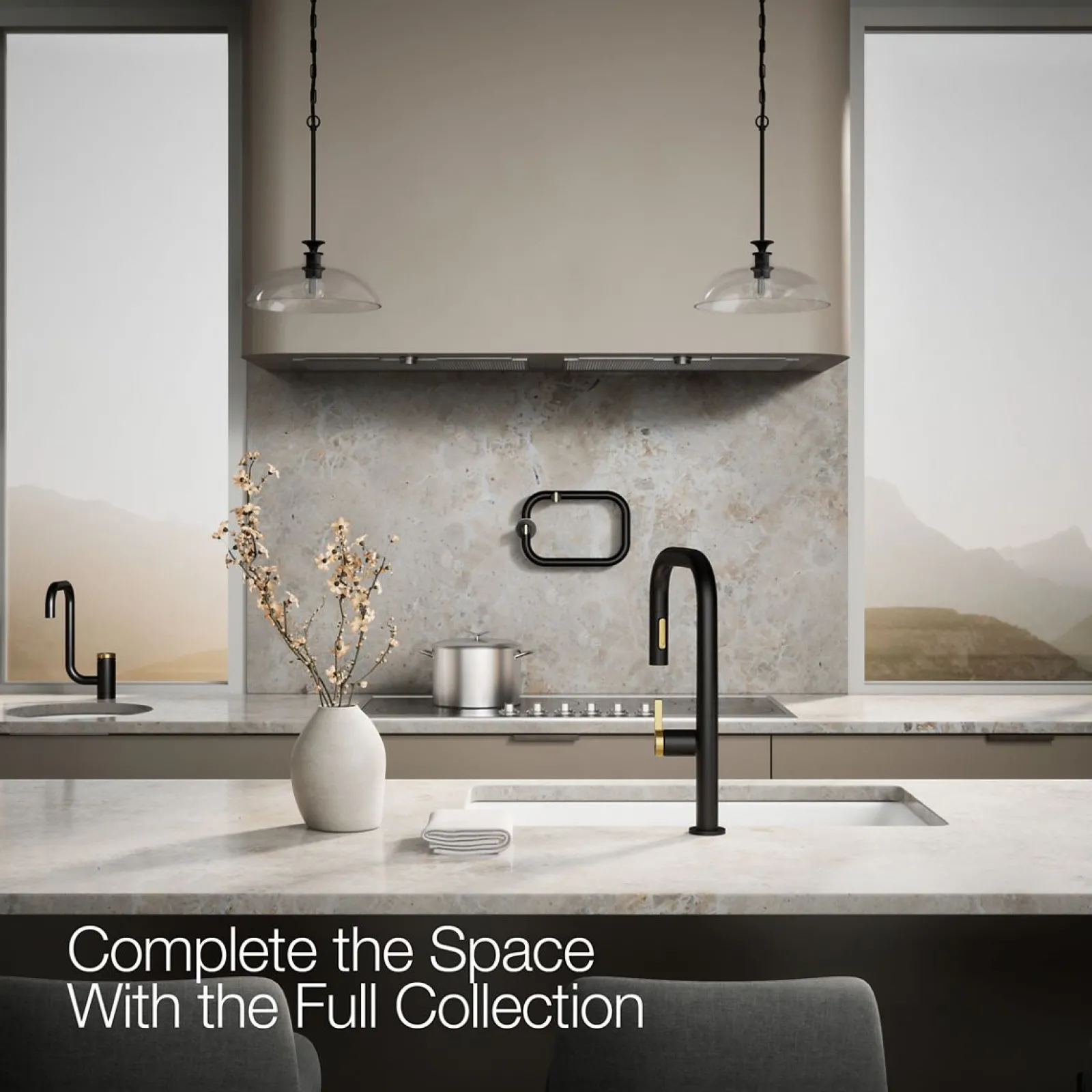Touchless pull-down kitchen sink faucet with two-function sprayhead^Kohler Online