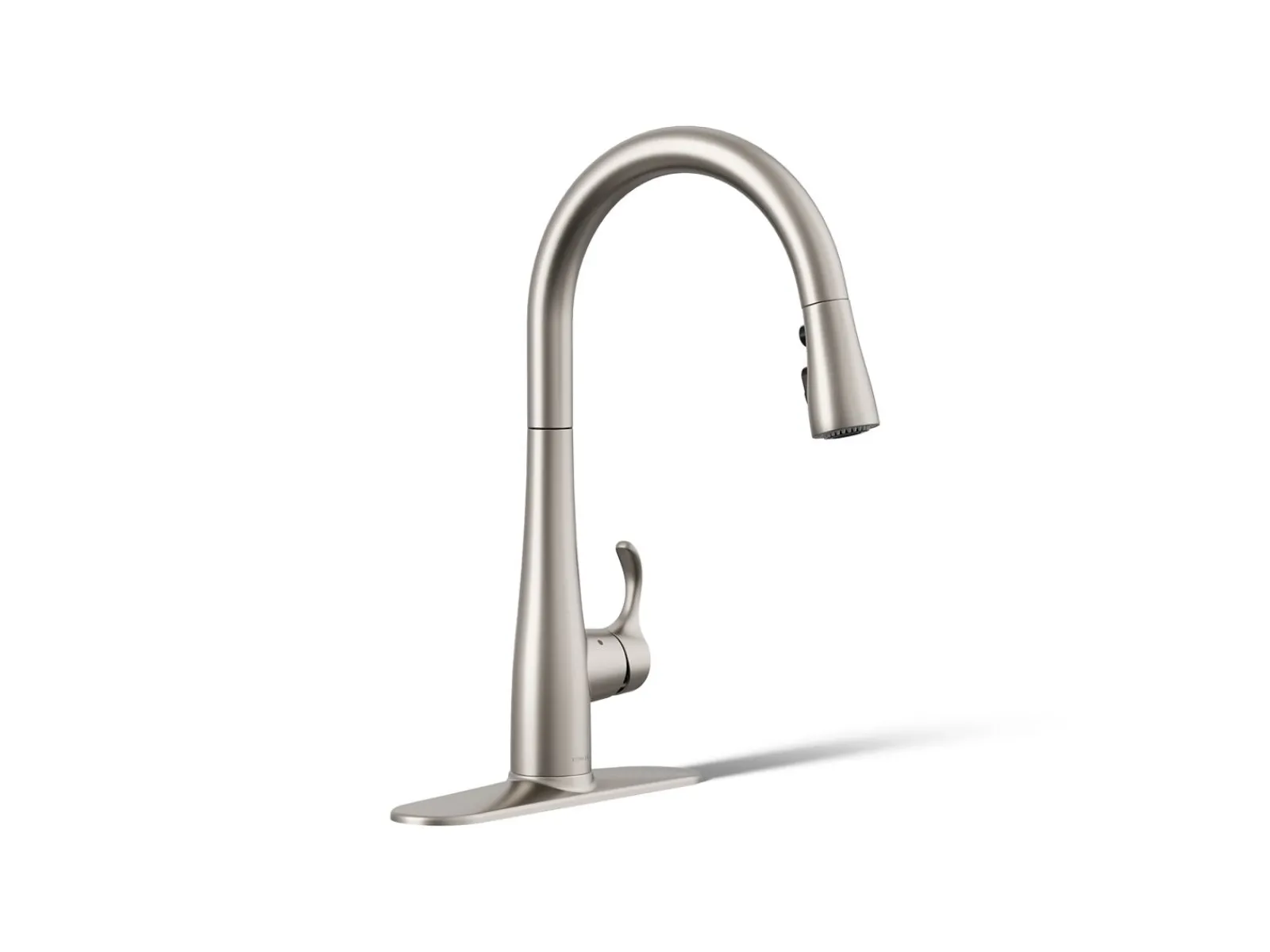 Touchless pull-down kitchen sink faucet with three-function sprayhead^Kohler Clearance
