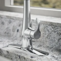Touchless pull-down kitchen sink faucet with three-function sprayhead^Kohler Clearance