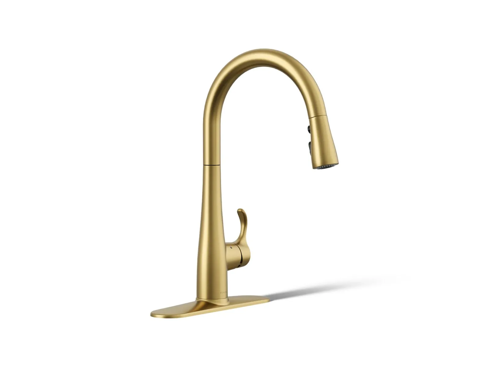 Touchless pull-down kitchen sink faucet with three-function sprayhead^Kohler Clearance