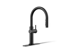 Touchless pull-down kitchen sink faucet with three-function sprayhead^Kohler Sale