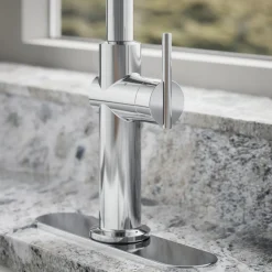 Touchless pull-down kitchen sink faucet with three-function sprayhead^Kohler Sale