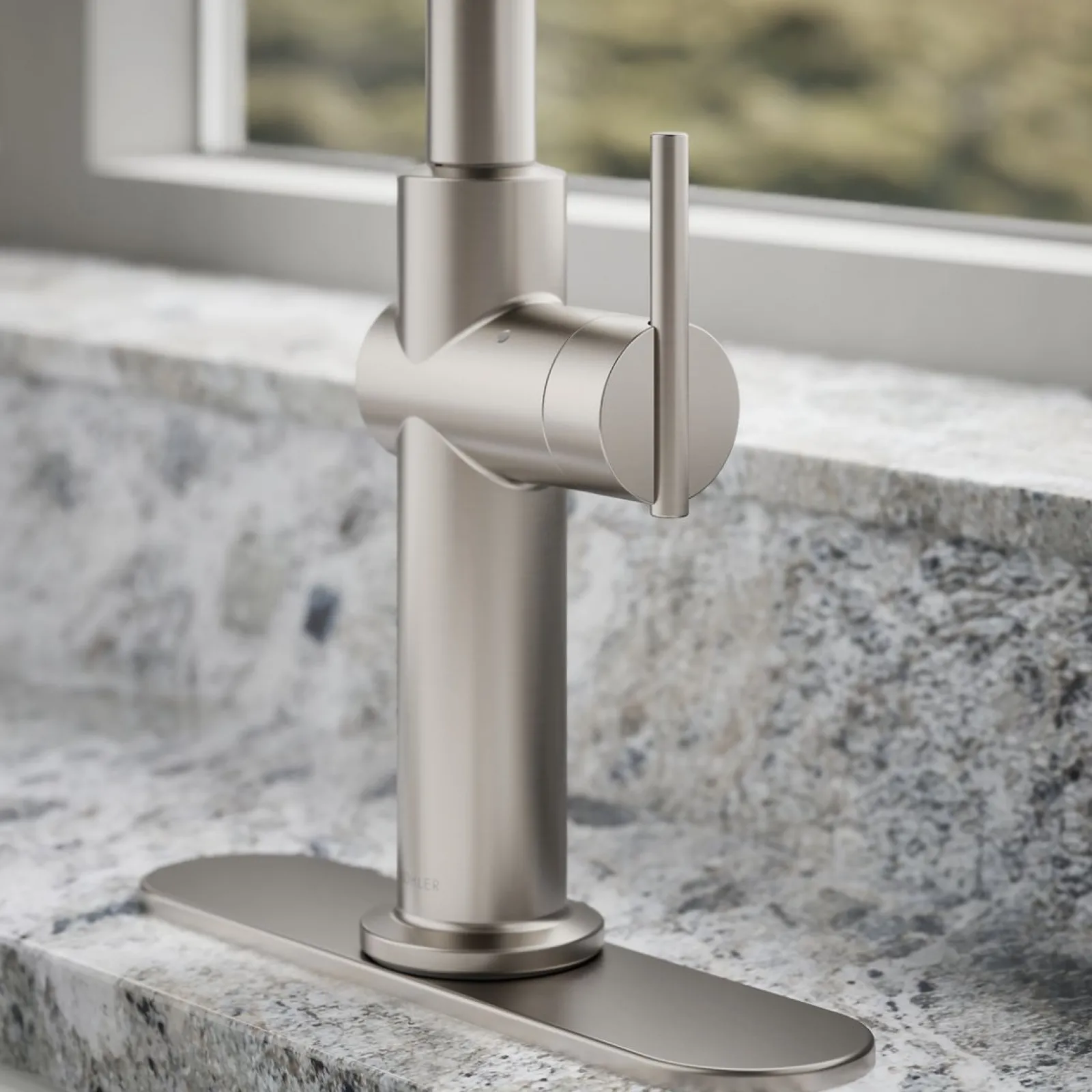 Touchless pull-down kitchen sink faucet with three-function sprayhead^Kohler Sale