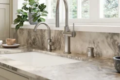 Touchless pull-down kitchen sink faucet with three-function sprayhead^Kohler Sale