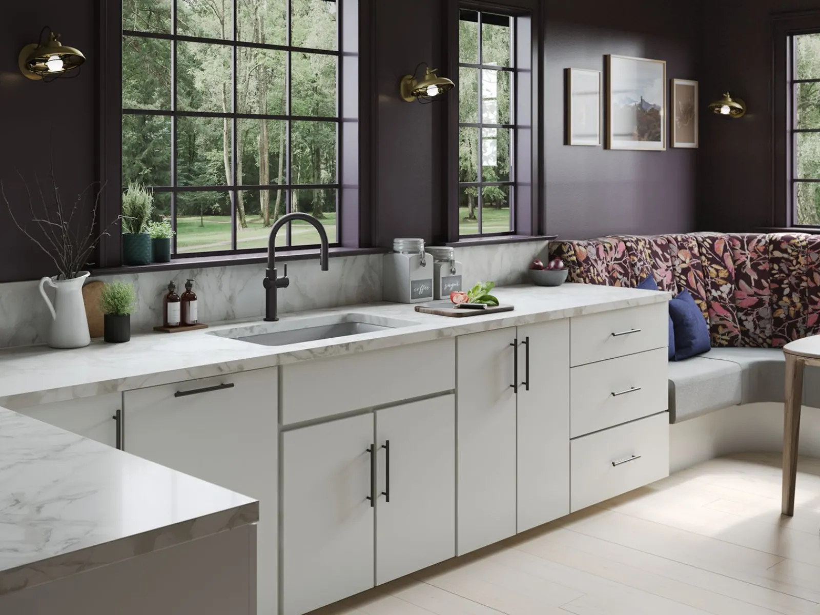 Touchless pull-down kitchen sink faucet with three-function sprayhead^Kohler Sale