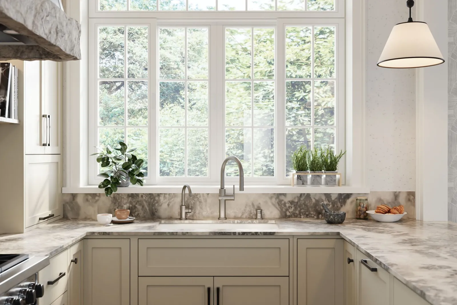 Touchless pull-down kitchen sink faucet with three-function sprayhead^Kohler Sale