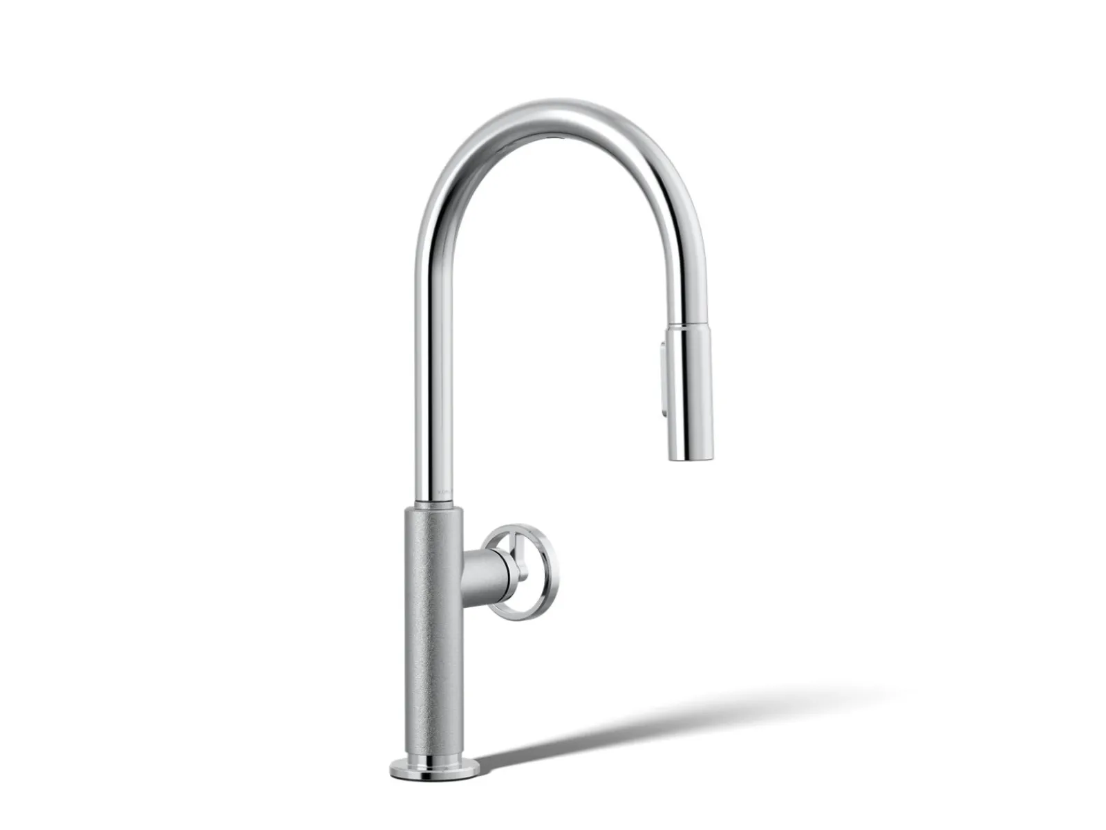 Touchless pull-down kitchen sink faucet with two-function sprayhead^Kohler Online