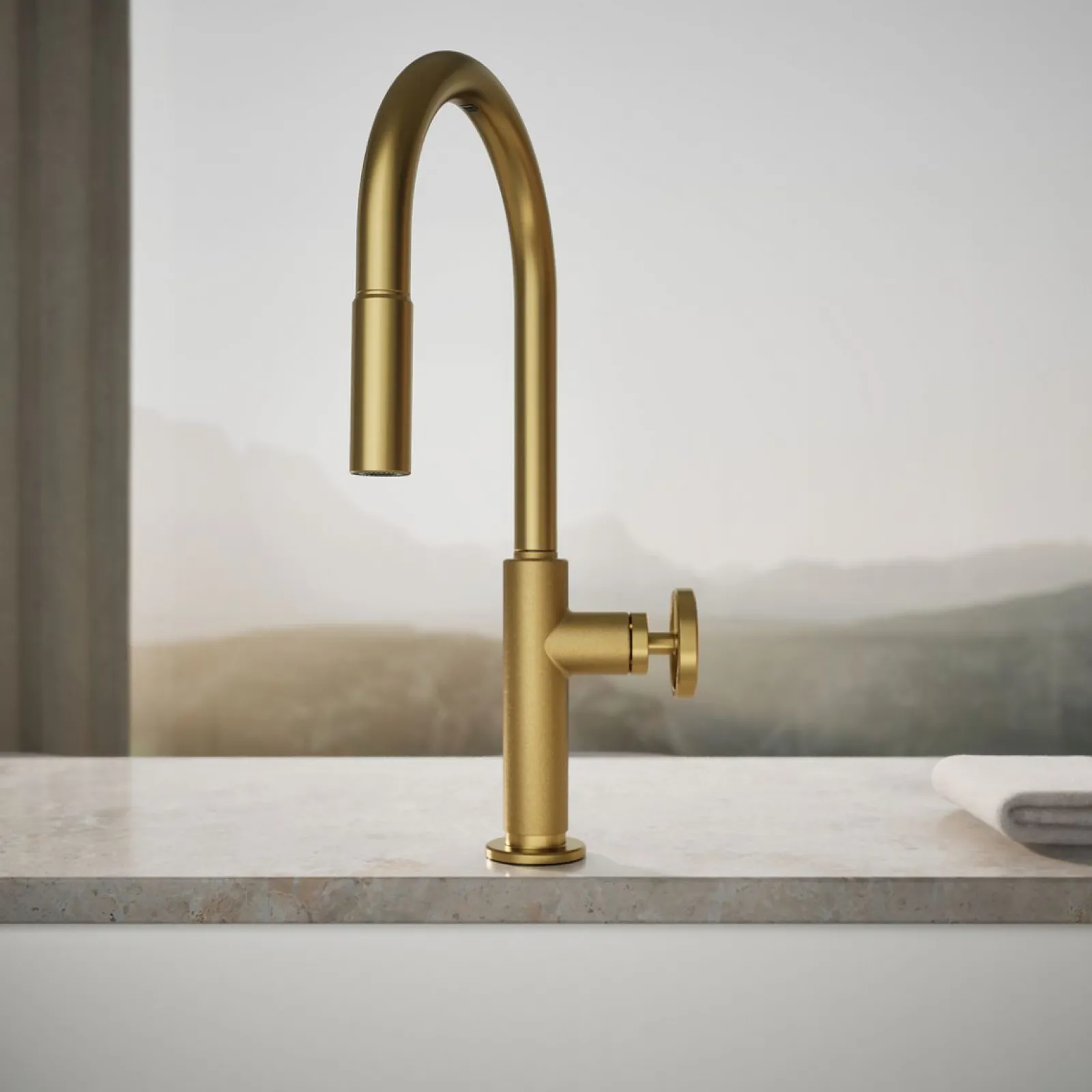 Touchless pull-down kitchen sink faucet with two-function sprayhead^Kohler Online