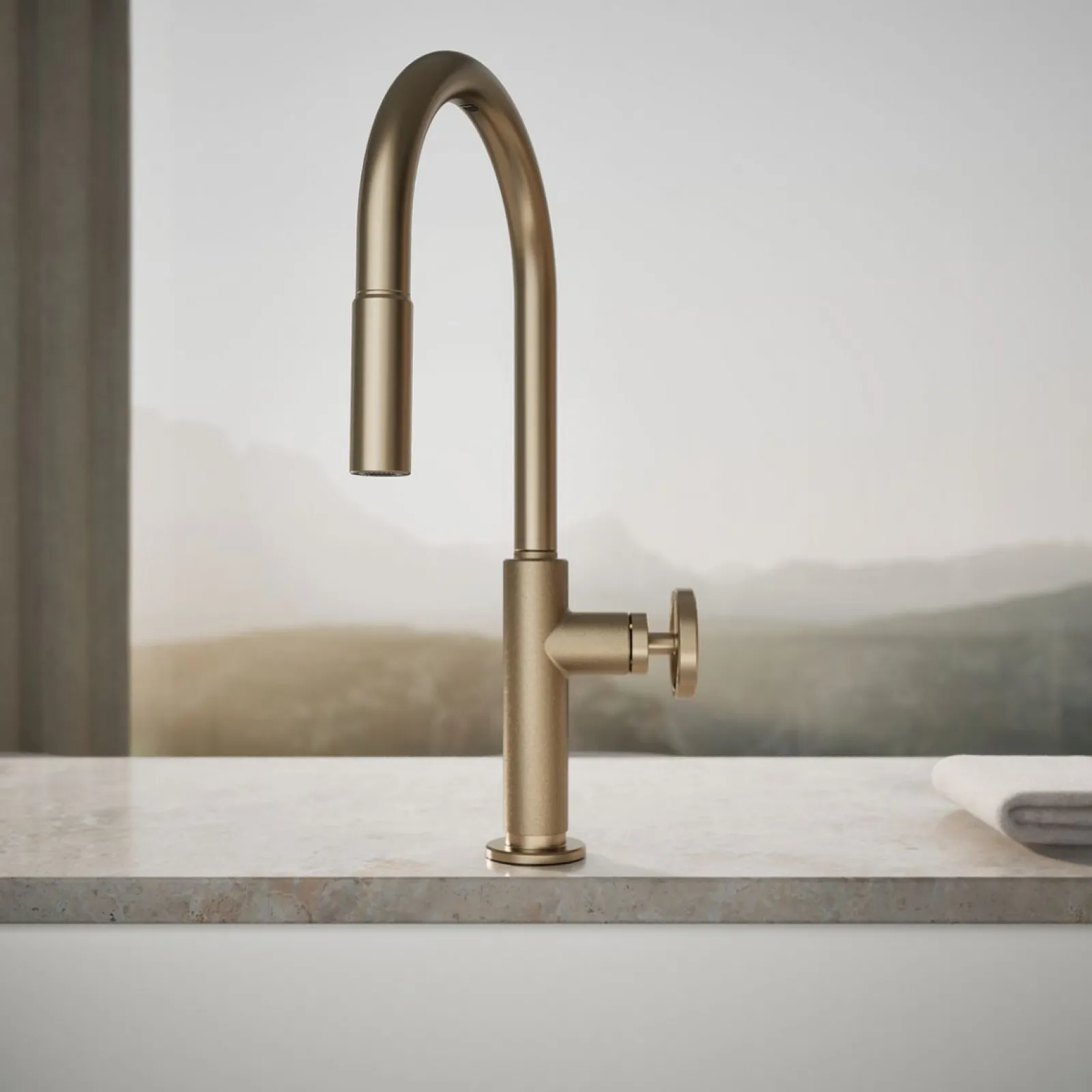 Touchless pull-down kitchen sink faucet with two-function sprayhead^Kohler Online