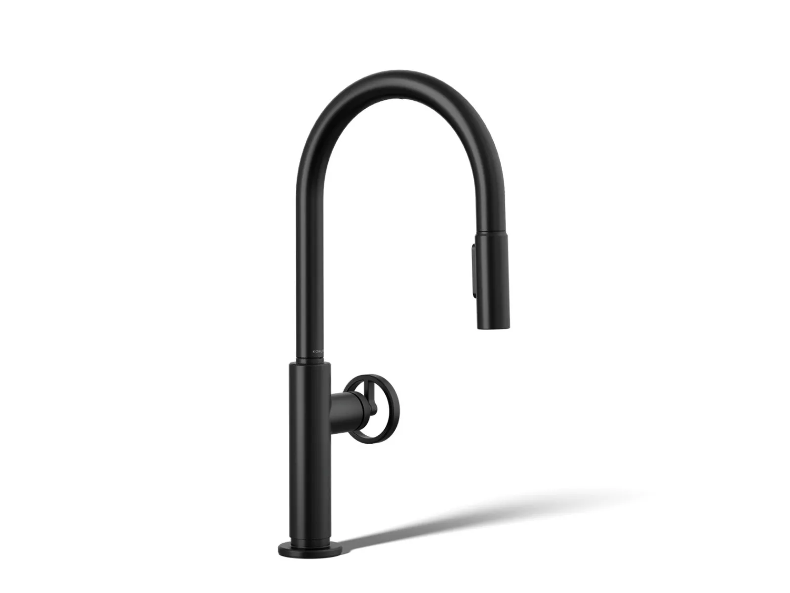 Touchless pull-down kitchen sink faucet with two-function sprayhead^Kohler Online