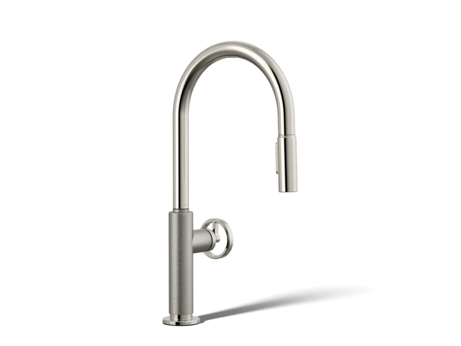 Touchless pull-down kitchen sink faucet with two-function sprayhead^Kohler Online