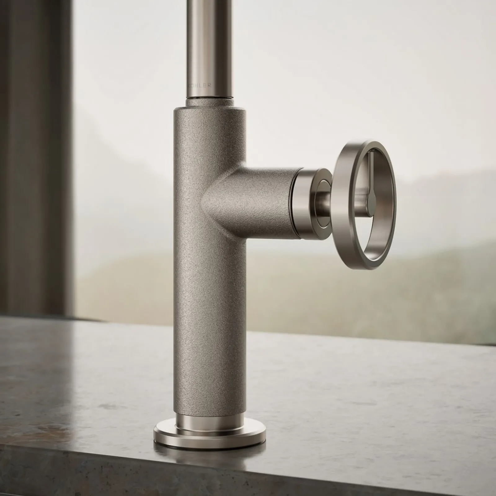 Touchless pull-down kitchen sink faucet with two-function sprayhead^Kohler Online