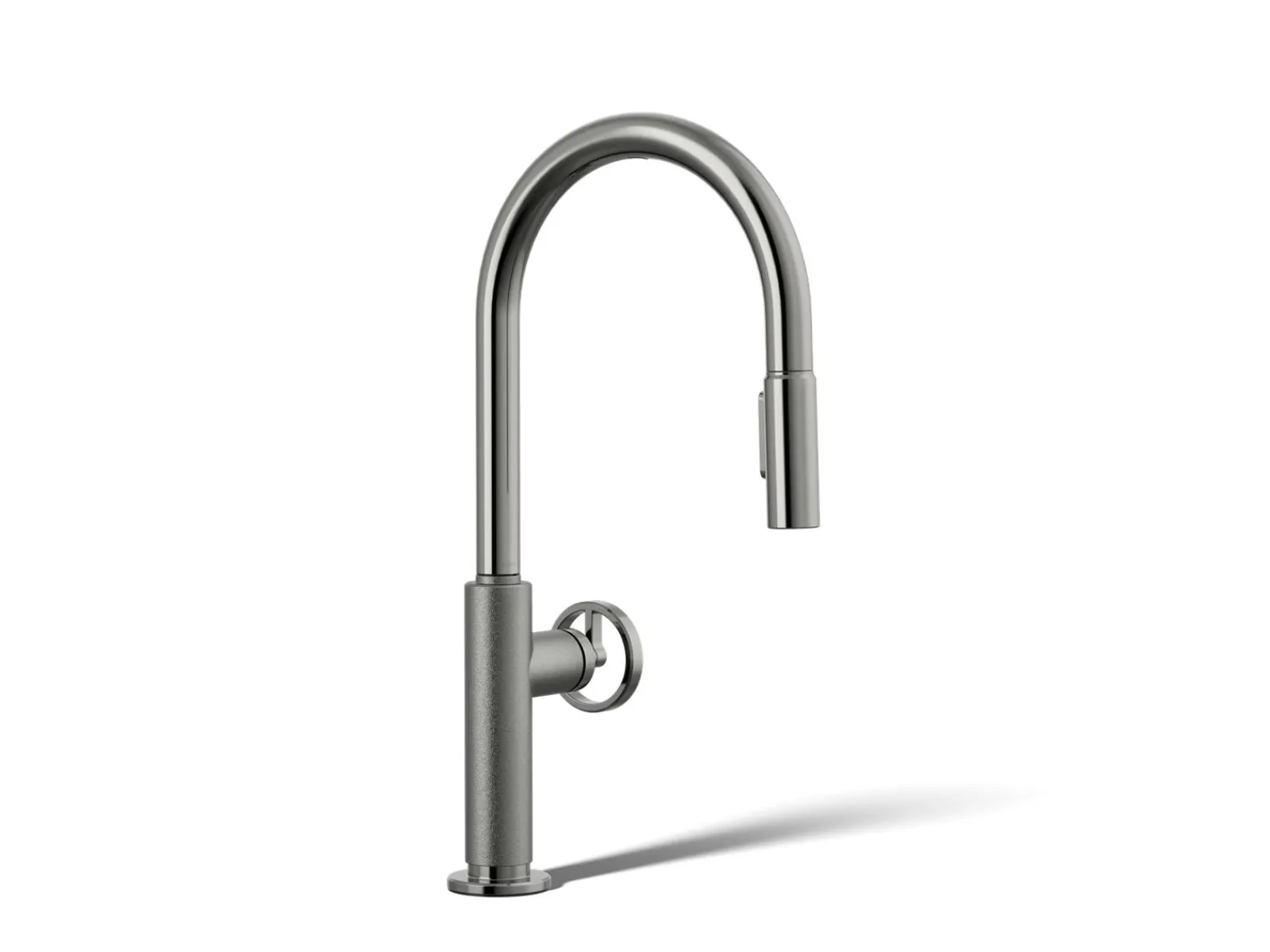 Touchless pull-down kitchen sink faucet with two-function sprayhead^Kohler Online