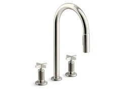 Touchless pull-down kitchen sink faucet with two-function sprayhead^Kohler Best