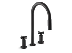 Touchless pull-down kitchen sink faucet with two-function sprayhead^Kohler Best