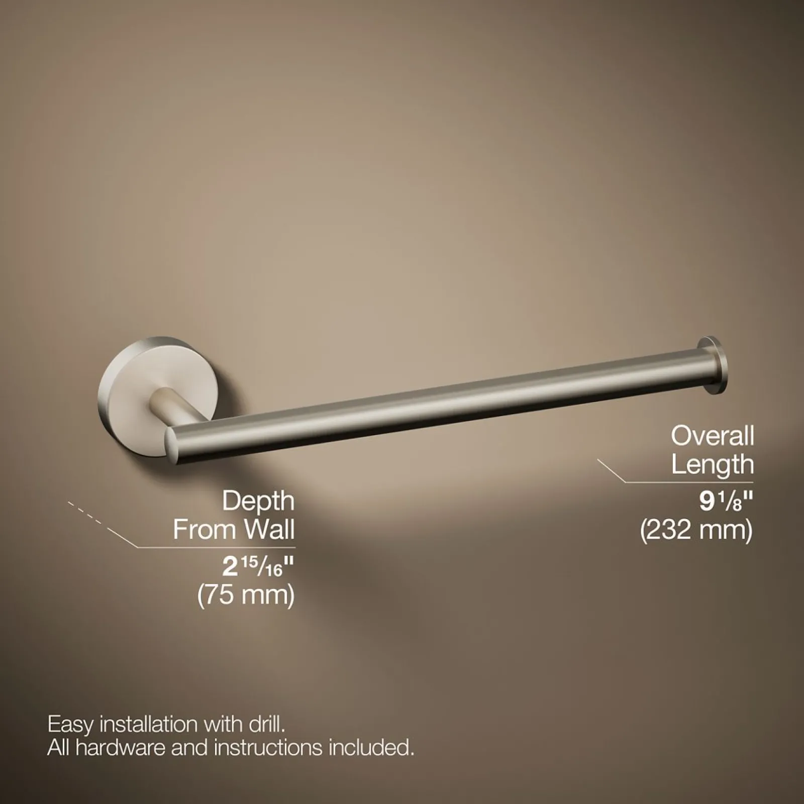 9" towel arm^Kohler Online