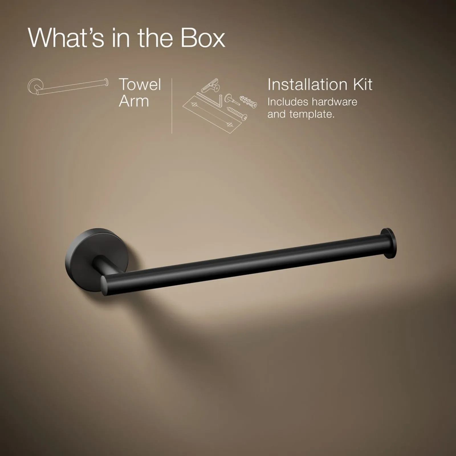 9" towel arm^Kohler Online