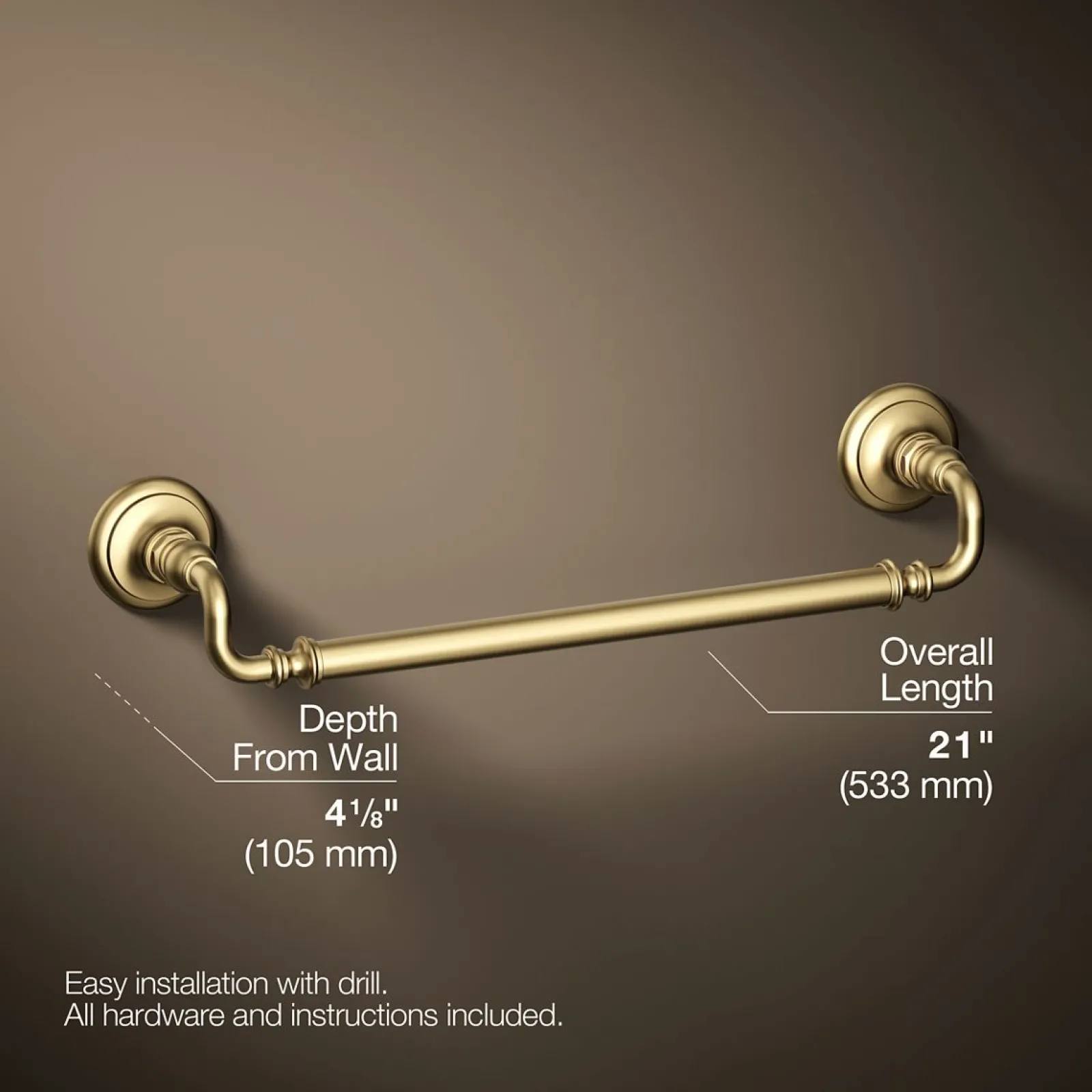 18" towel bar^Kohler Online