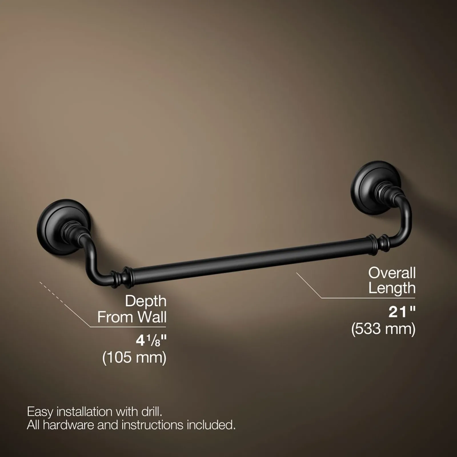 18" towel bar^Kohler Online