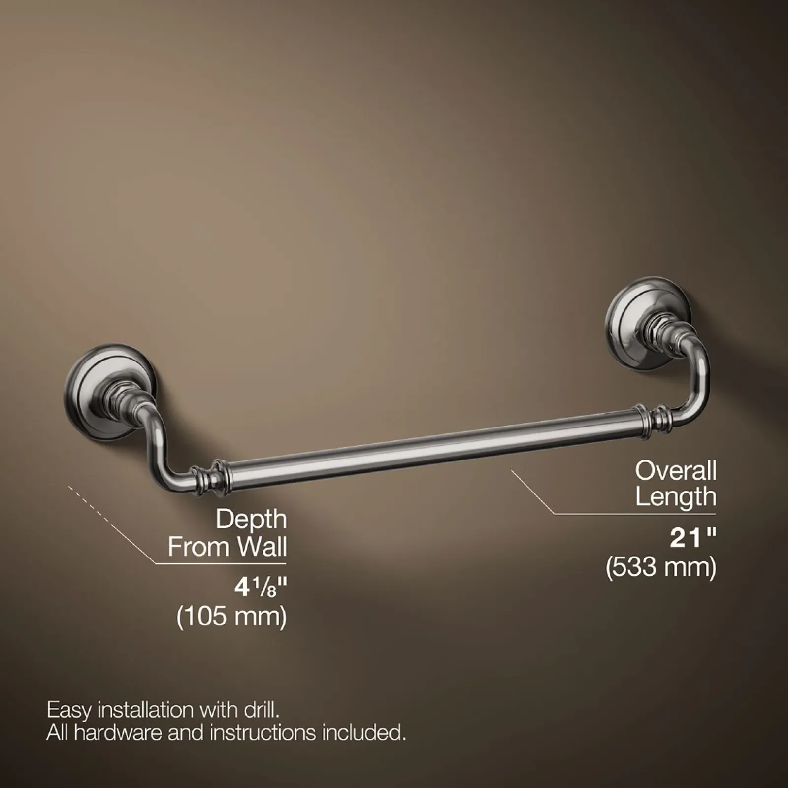 18" towel bar^Kohler Online